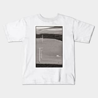 Light and shadow over the Mull of Galloway, Scotland Kids T-Shirt